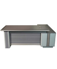 Futuristic Metallic Executive Table