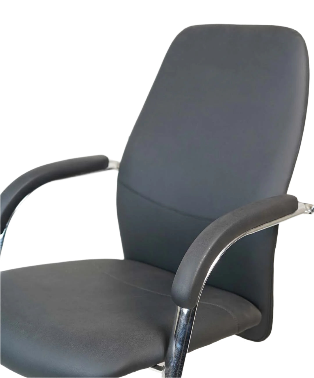 Contoured Leather Visitor Chair