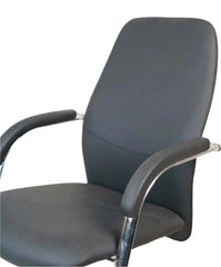 Contoured Leather Visitor Chair