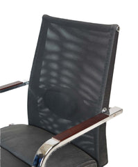 Sleek Mesh Back Visitor Chair