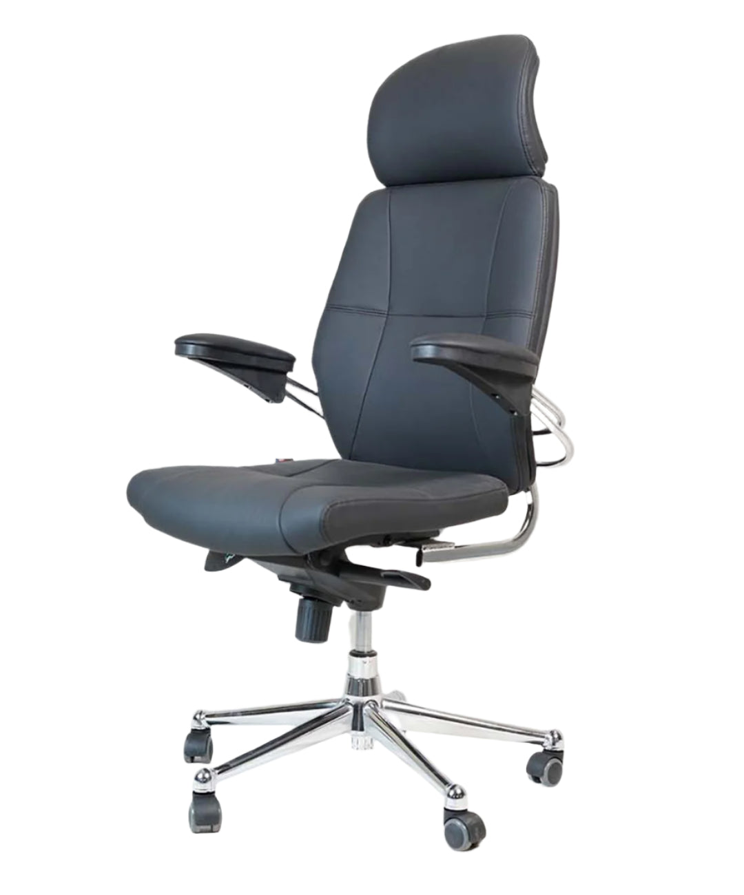 Ergonomic Executive Chair with Fixed Armrests