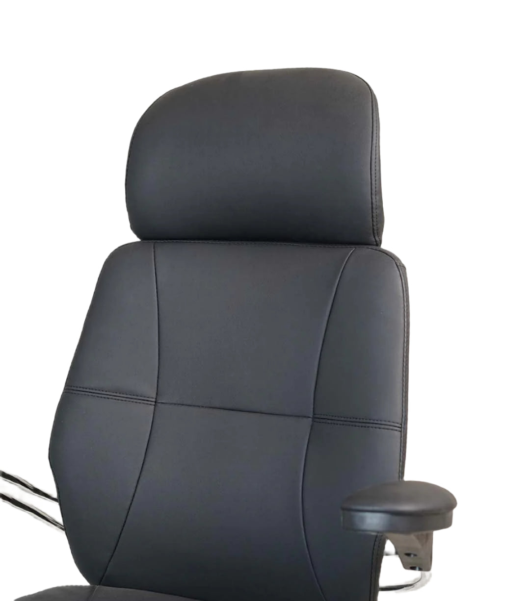 Ergonomic Executive Chair with Fixed Armrests