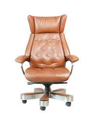 Luxurious Wingback Leather Chair