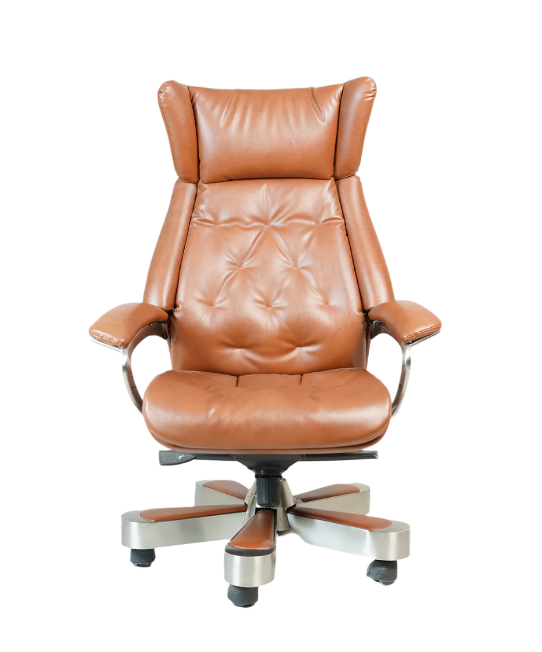 Luxurious Wingback Leather Chair