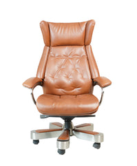 Luxurious Wingback Leather Chair