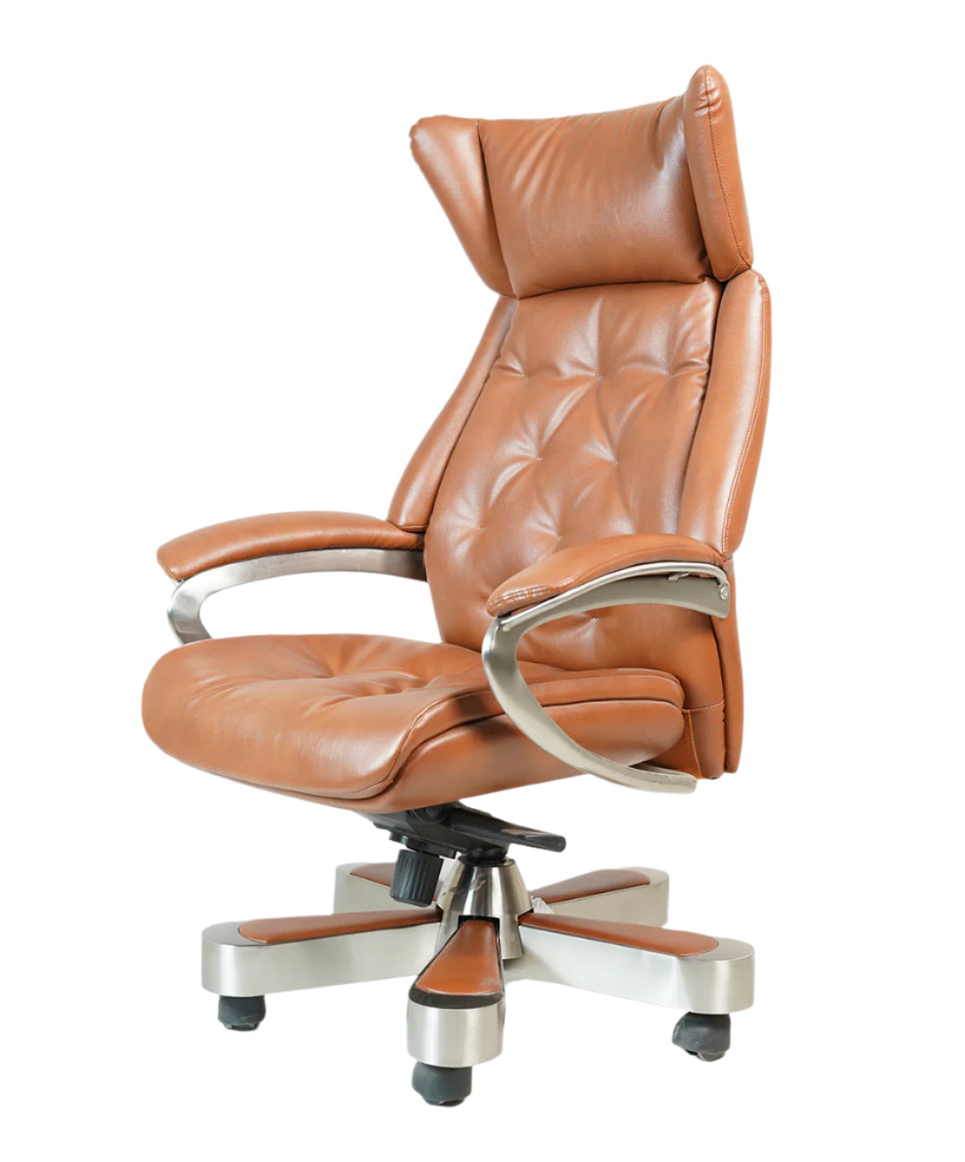 Luxurious Wingback Leather Chair