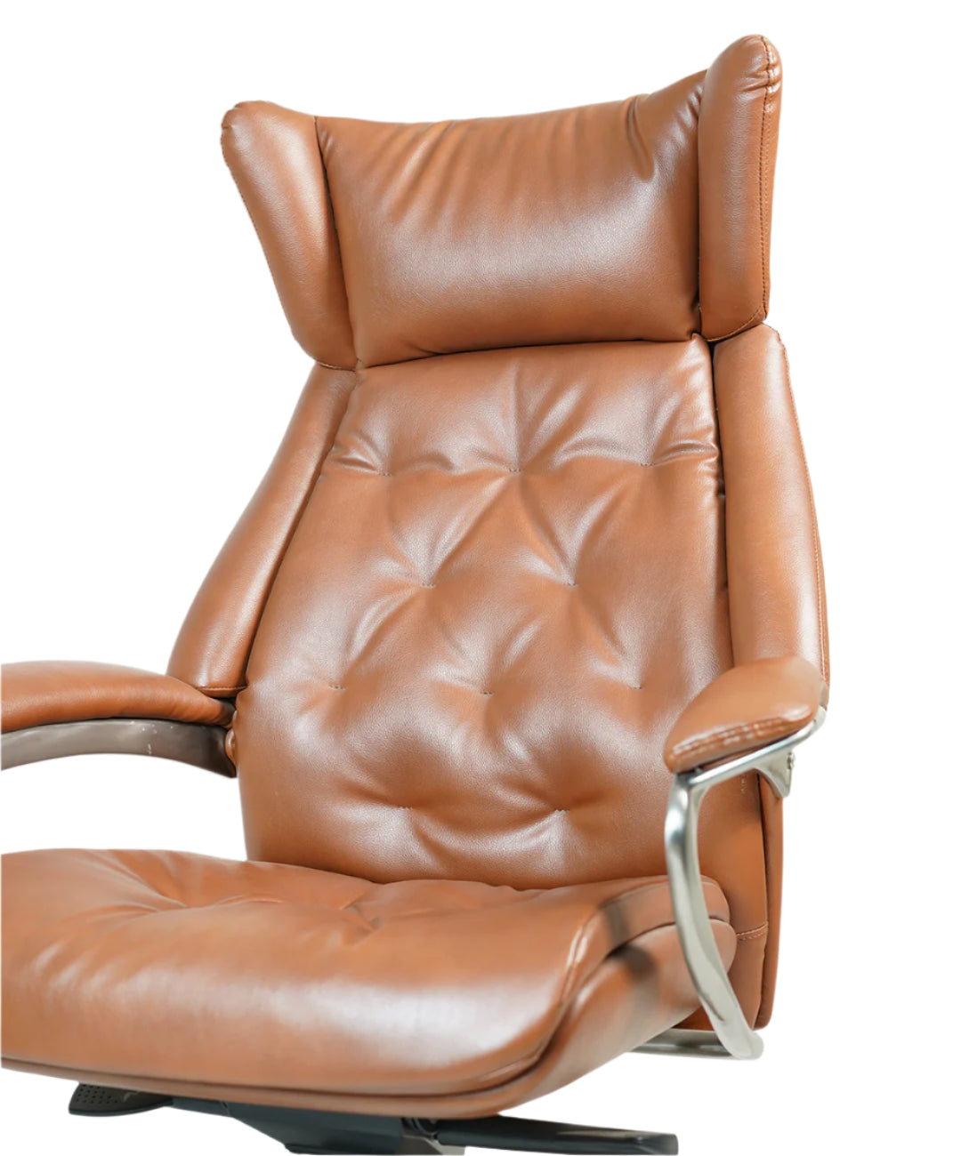 Luxurious Wingback Leather Chair