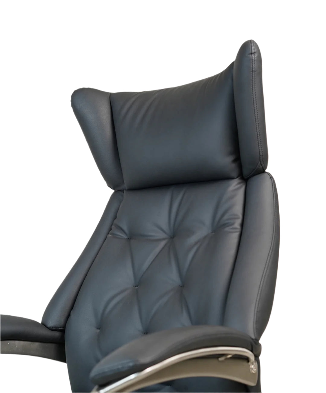 Luxurious Wingback Leather Chair