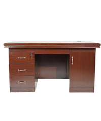 Classic Wooden Office Desk with Drawers