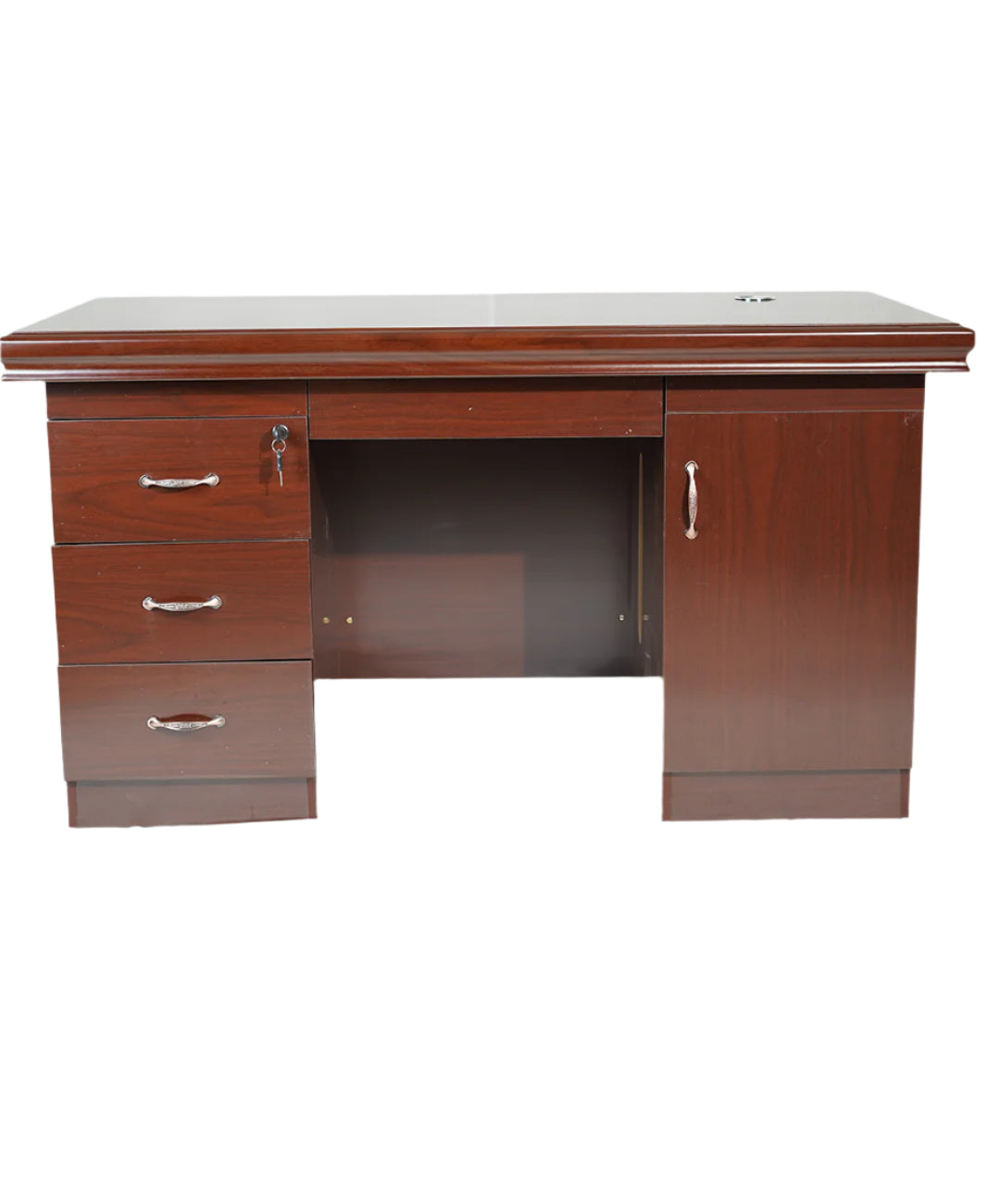 Classic Wooden Office Desk with Drawers