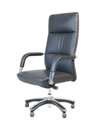 High-Back Leather Office Chair