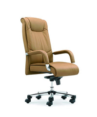 Executive Leatherette Chair with Padded Armrests