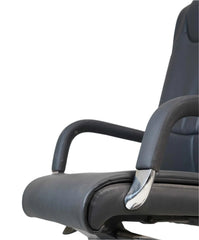 Executive Leatherette Chair with Padded Armrests