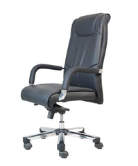 Executive Leatherette Chair with Padded Armrests