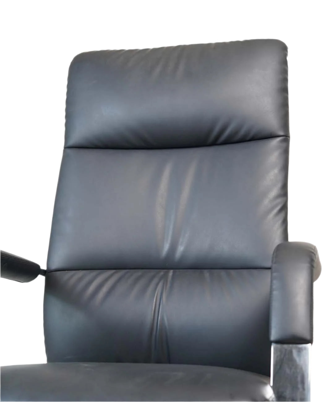 High-Back Leather Office Chair