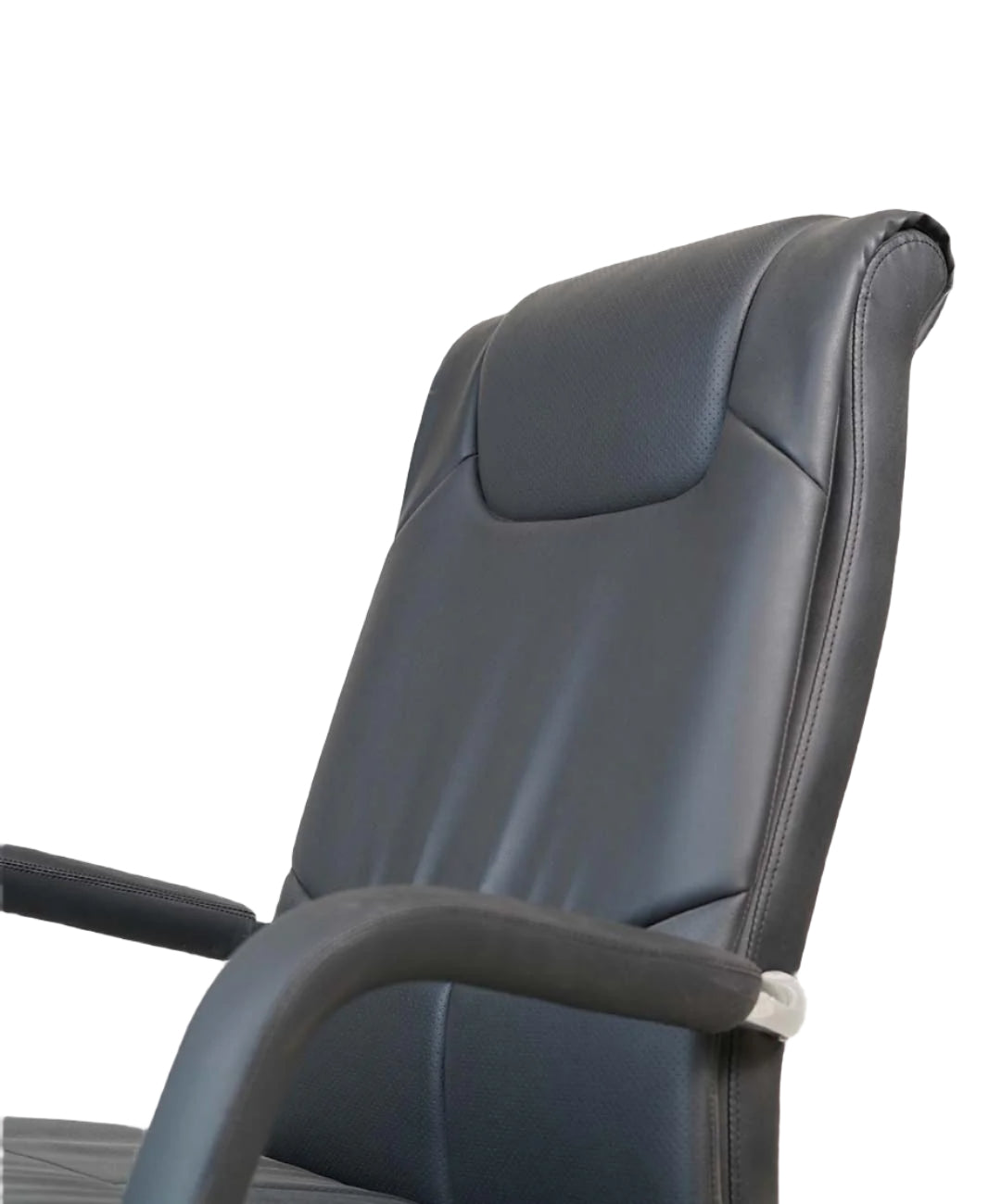 Executive Leatherette Chair with Padded Armrests