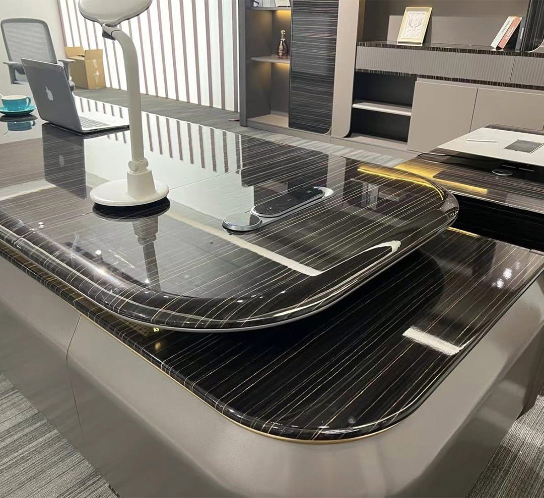 Premium Executive Desk with Cabinet