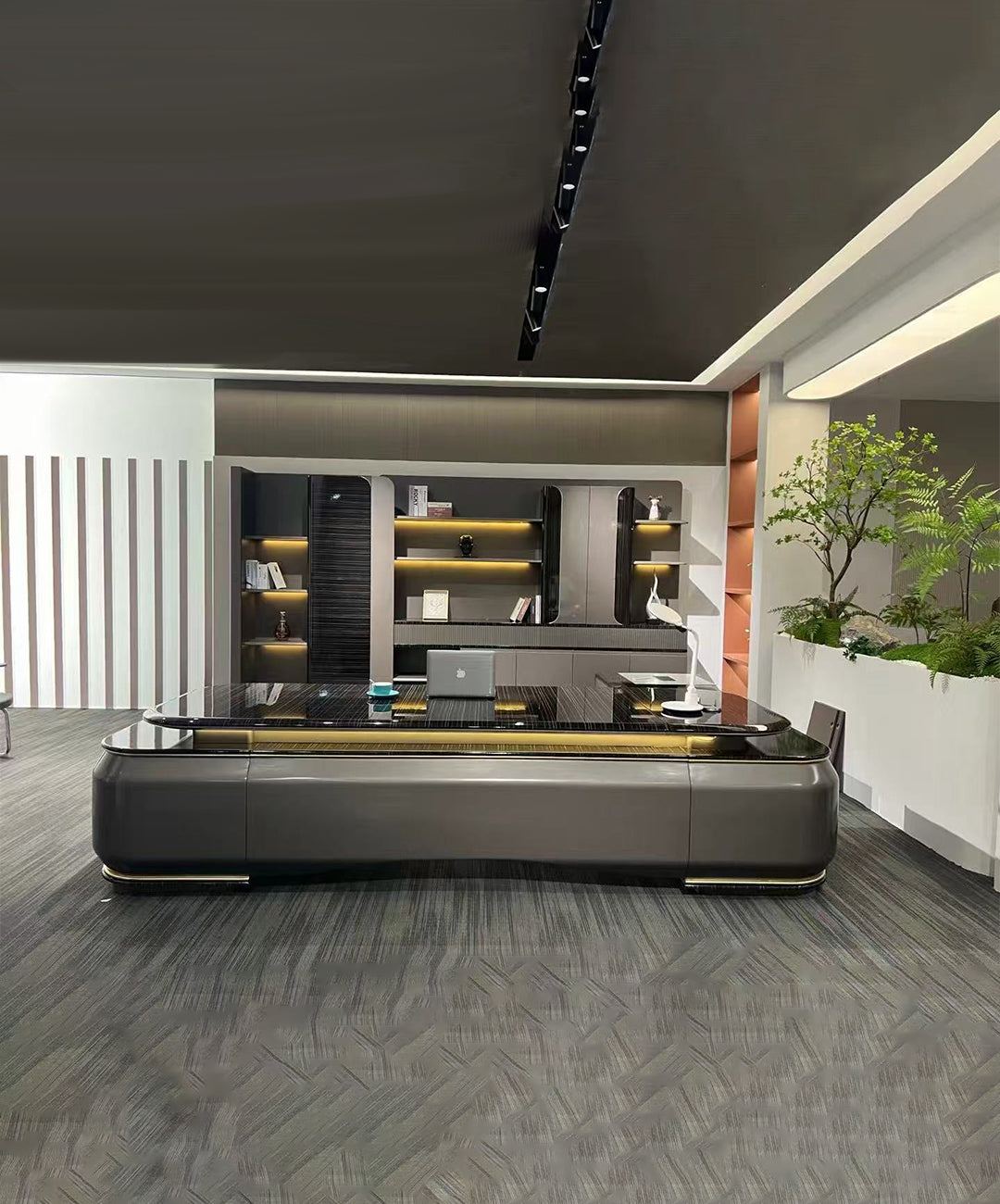 Premium Executive Desk with Cabinet